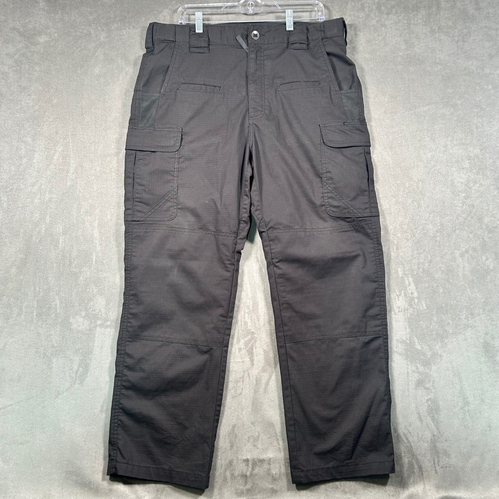 Propper Kinetic Tactical Pants Black Mens 36x30 Ripstop Cargo F5294